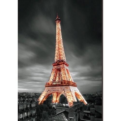 Diamond Painting 5D DIY 100% Full Square/Round Drill "Paris Tower scenery"Diamond Embroidery Cross Stitch 3D Decor