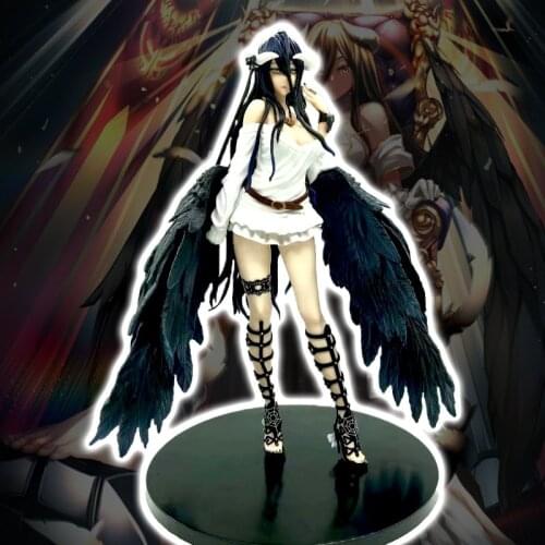 Anime Peripherals The King Of The Undead Albedo Plain Clothes Model Boxed Figures Accessories Collection Gifts