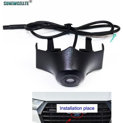 CCD HD Car Front Grille View vehicle Logo Camera for AUDI Q7 2016 Car front view camera parking kit waterproof Night viosn