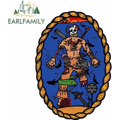 EARLFAMILY 13cm x 9.4cm For The Wounded Sailor Anime Car Sticker Graffiti Truck Decal Bumper Occlusion Scratch Car Assessoires