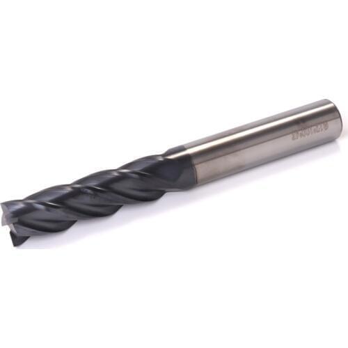 4flute 1mm -20mm 50L-100L straight shank HRC45 milling cutter router bit for CNC mill Carbide Tungsten Steel end mill