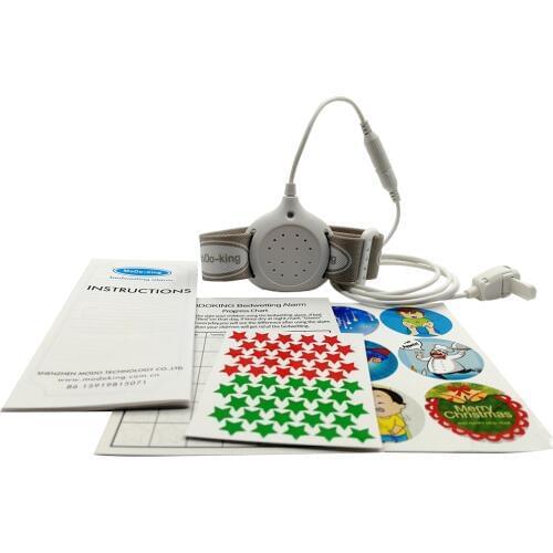 MoDo-king MA-108 baby bedwetting alarm best bed wetting alarm for boys girls kids nocturnal enuresis alarm