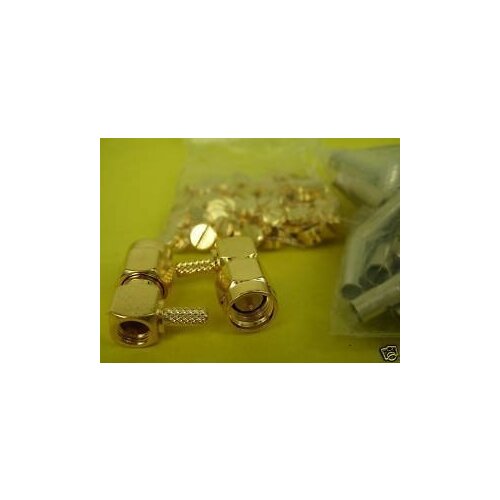 Right Angle SMA Male Crimp Connector Adapter X10 500