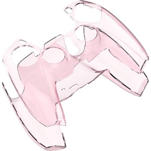 10pcs Clear Hard Case Transparent Protective Cover Shell Skin for PS 5 controller Protector