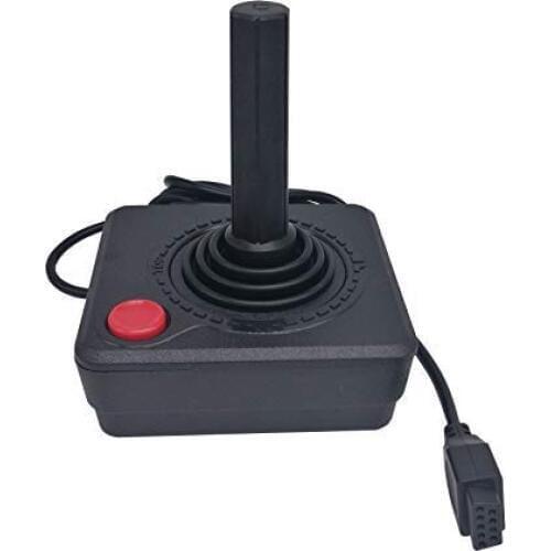 Ruitroliker Black Retro Classic Controller Gamepad Joysticks for Atari 2600 System Console
