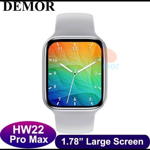 DEMOR HW22 Pro Max Smart Watch Connected 44mm Heart Rate Monitor HW 22 Plus Smartwatch for Men Women Samsung Xiaomi Huawei Phone