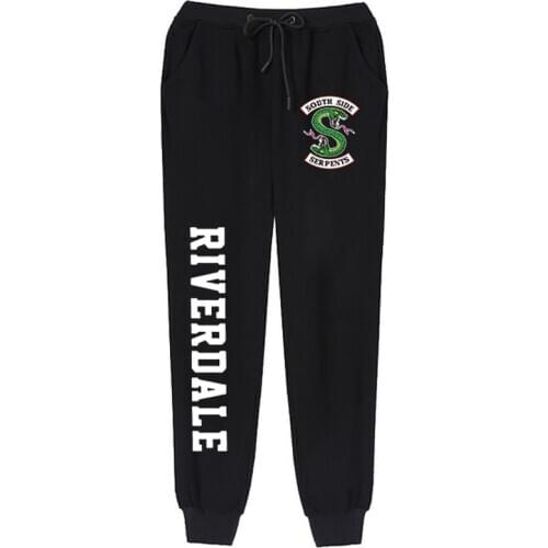 Riverdale Sweatpants Women Workout Sport Pant 'South Side Serpents' Fleece Long Casual Pants Riverdale Snake Graphic Joggers
