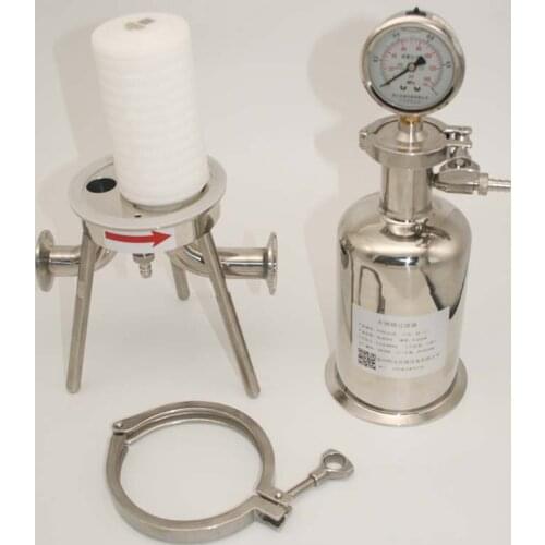 SS304 Microporous Filter Precision Filter Sanitary Precision Filter 5"/10"/20"