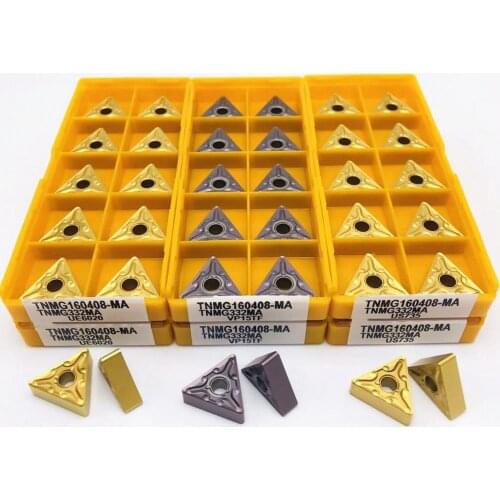 Lathe tool TNMG160408 MA VP15TF UE6020 US735 high quality metal turning carbide insert CNC machine tool milling cutter TNMG