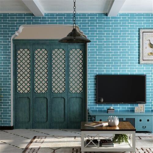 Beibehang Thick 3D Stereo Brick Wallpaper Wallpaper TV Backdrop Wallpaper Garment Shop Brick Wallpaper