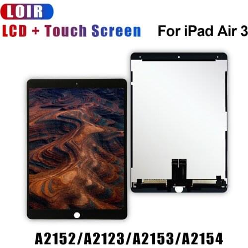 1PCS Tested LCD For iPad Air 3 2019 A2152 A2123 A2153 A2154 Touch Screen Digitizer Assembly LCD For iPad air 3 Pro 10.5 2nd Gen