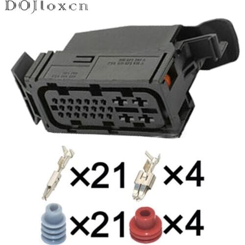 1/5/10/Sest 25 Pin Automotive Mechatronics DQ200 0AM DSG 7 Speed Wire Connector Wiring Plug 1K0973213 For Audi Beetle Caddy Golf