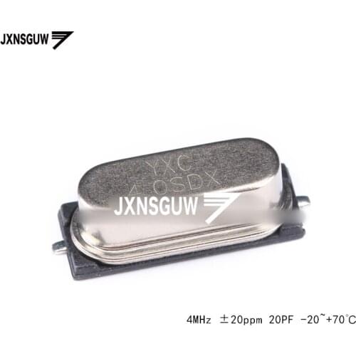 10PCS SMD passive crystal oscillator/HC-49SMD 4MHz 20ppm 20PF X49SM4MSD2SC