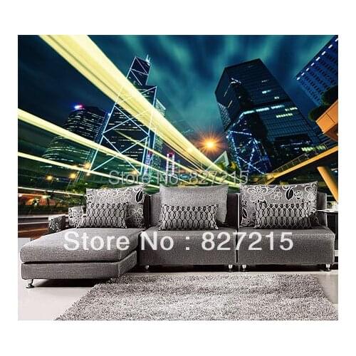 3D-0552/New Fashion Wall Decoration Material/PVC Material /Stretch Film/Beautiful Night Scene/Function as Wall Paper/Sustainable