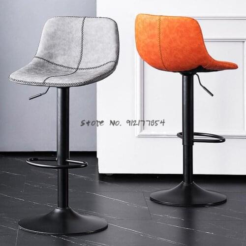 Bar Stools Modern Minimalist High Stools Lift Chairs Light Luxury High Stools Bar Front Desk Chairs Home Bar Stools