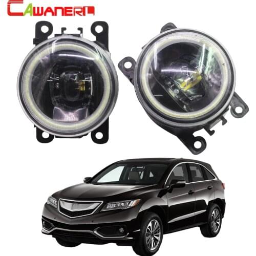 Cawaner For Acura RDX 2010 2011 2012 2013 2014 2015 Car 4000LM LED Lamp H11 Fog Light Angel Eye DRL Daytime Running Light 12V