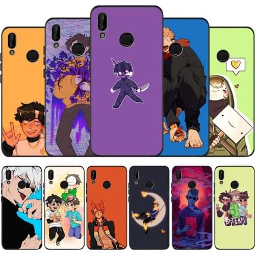 Dream Smp Black Soft Phone Case For Huawei P40 P30 P20 Mate 10 20 30 40 Pro lite Plus P smart 2019 2020 TPU Cover