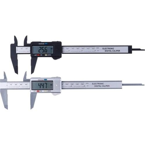 0-150 Mm Electronic Digital Vernier Caliper 6 Inch Plastic Carbon Fiber Caliper Gauge Micrometer Measuring Tool