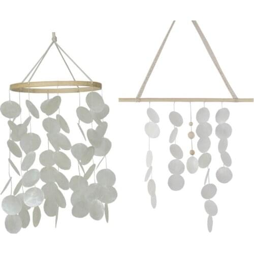 Natural Shells Wind Chime Bedroom Balcony Room Ornaments Outdoor Garden Decor
