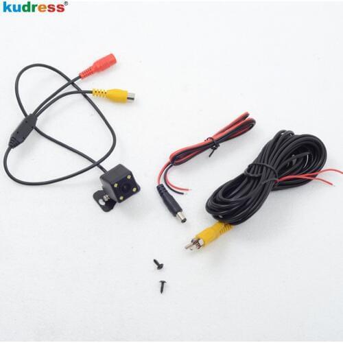 Rear View Cameras Parking Assistance Rear Cameras HD CCD 4 LED Night Vision Water resistance Materials Black Reversing cameras