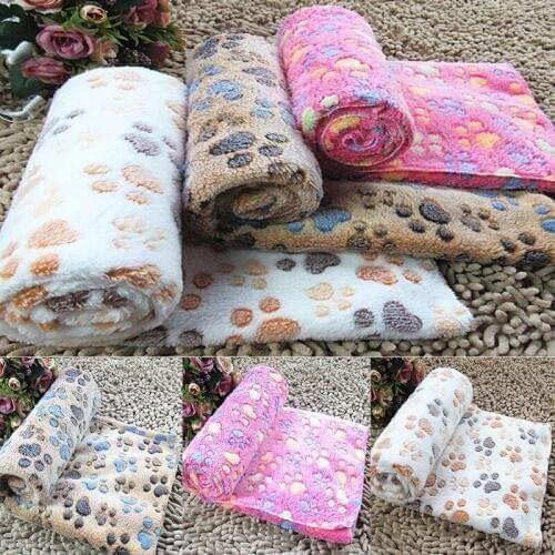 Pet Sleep Mat Soft Fleece Pet Blanket Bed Mat for Puppy Dog Sofa Cushion Home Dog Blanket Keep Warm Sleeping Cover Pet Supplies