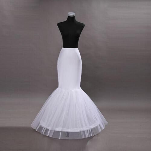Hot Sale Cheap White 6 HOOP Slirt Under Wedding Dresses Puffy Ball Gowns Crinoline Petticoats Bridal Wedding Accessories