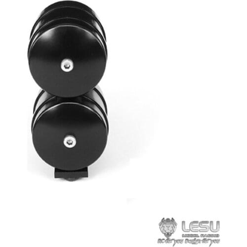 Metal LESU Air Filter Tank for 1/14 Tamiya RC Tractor Truck DIY Dumper Model Car Benz Scania MAN Hobby