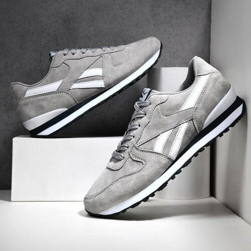 2021 Mens Fashion Genuine Leather Sneaker Womens Running Casual Sport Trainers Shoes Light Walking Footwear