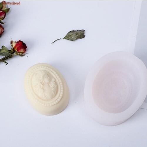 New Soap Making Supplies Elliptical Female Silicone Mold Handmade Soap Mold Fondant Cake Chocolate Mold Molds for Plaster
