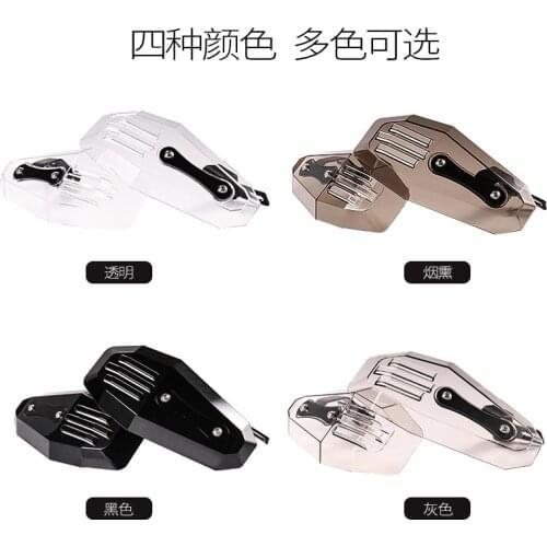Pair Motorcycle Parts Handlebar Hand Guard Wind Deflector Shield Handguards Protector Cafe Racer Old School Chopper Touring