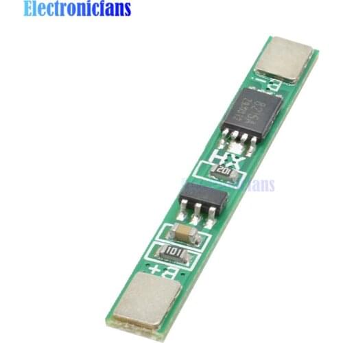 10Pcs 1S 3.7V 2.5A Lithium Battery Protection Board BMS PCM PCB Polymer Over Charge Discharge Li-ion Protect Module