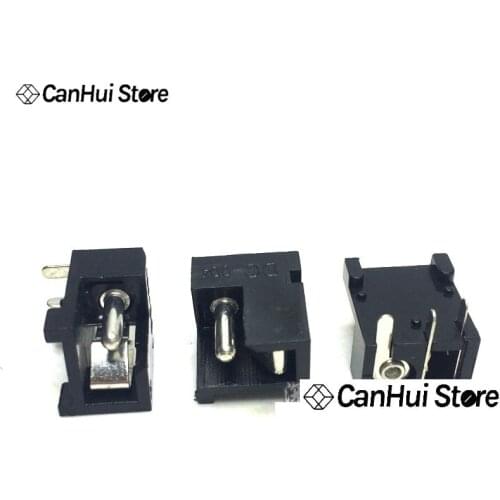 10PCS/LOT Connector DC Power Socket Jack DC-004 PIN=2.0 Needle Size Adaptation 5.5mm*2.1mm Power Female Plug 5.5x2.1MM DC005 Hot