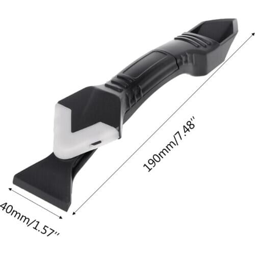 DIY 3 In 1 Sealant Angle Scraper Silicone Trowel Grout Caulk Corner Remover Tool L4MB