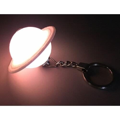 LED Saturn Night Light Small Portable Cute Lighting Camping Outdoor Colorful Night Lamp Nights Light for Woman Decoration