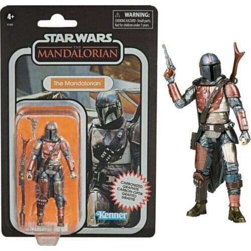 Star Wars The Vintage Collection: 3.75" Inch Carbonized The Mandalorian Figure toys for children