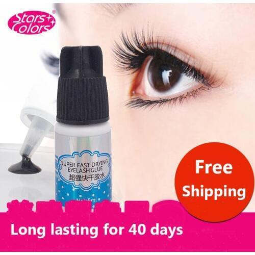 Stars Colors Grafting false eyelash glue planting Non odor without stimulation allergy quick-drying waterproof super glue
