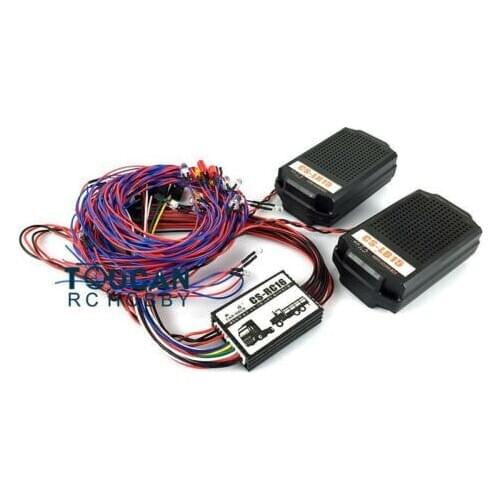 1/14 Scale RC Car Truck Loader Mainboard 16 LED Lights Set TH00949-SMT4