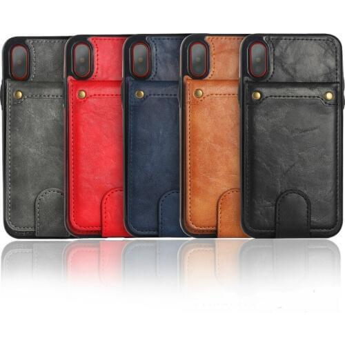 30PCS Retro Leather Case For Samsung note8 Case Soft leather TPU Phone Cases For iPhone 8 7 6s PLus Case Back Cover