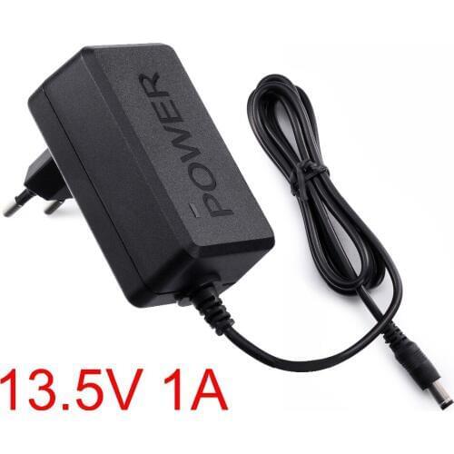 50PCS 13.5V 1A AC 100V-240V Converter Adapter DC 13.5V 1A 1000mA Power Supply EU Plug 5.5mm x 2.1-2.5mm
