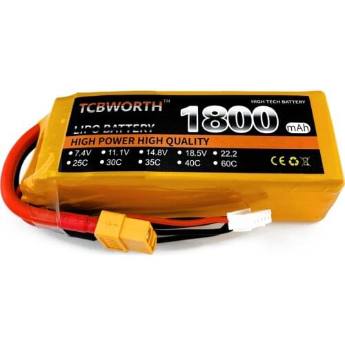 TCBWORTH 4S RC LiPo Battery 14.8V 900mAh 25C For Helicopter Quadrotor Airplane Car Drone Rechareable 4S Li-Po Batteries