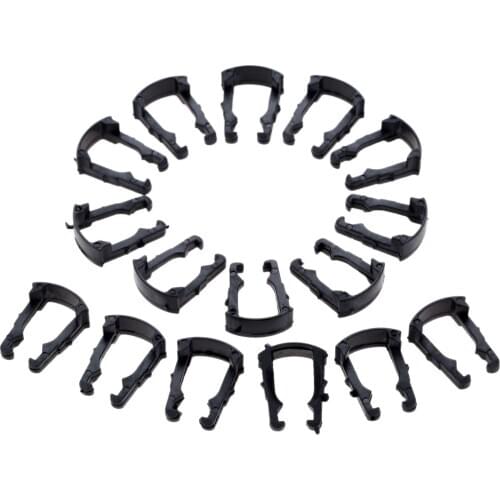 Yetaha 20Pcs Car Fuel Filter Tubing Connector Fastener Clip Plastic Rivet For Skoda/Octavia/VW/Bora/Jetta