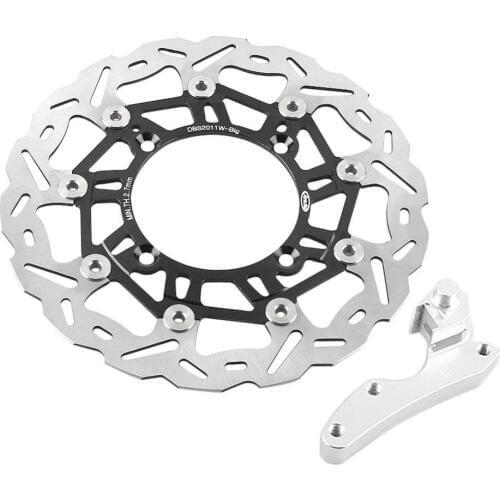 Oversize Front Brake Disc Rotor for KX125 KX250 2006 2007 2008 KX250F KX450F 2006-2014 KLX450R 2007-2016 Black 2012 2013 2014