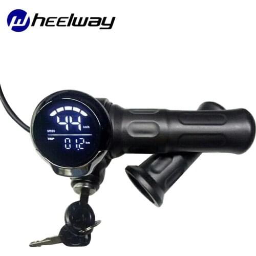 Scooter Throttle Electric Door Lock Accessories 24V/36V/48V/60V With LCD Screen Code Meter Power Display Throttle Speed throttle