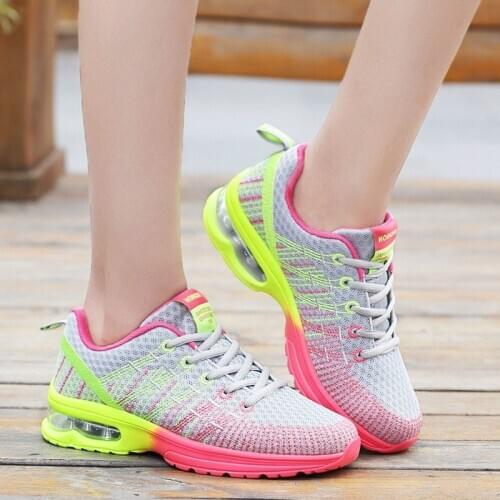 VTOTA Mesh Pink Sneakers Women Fashion Brand Running Shoes Platform Wedges Basket Femme Sneakers Womens Trainers tenis mujer