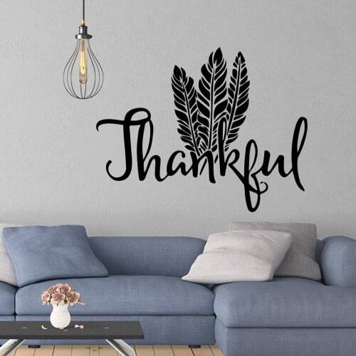 Hot Feather Wall Sticker Home Decoration Accessories For Home Decor Living Room Bedroom Mural Custom