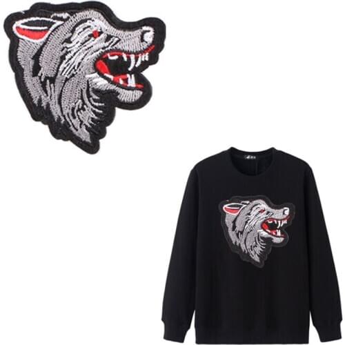 Cute Animal Sequins Embroidery Patch Iron on Patches for Clothing Heat Transfer Badge Sew on Stickers on Clothes Applique DIY G