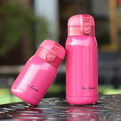 Mini Stainless Steel Insulated Bottle For Children 200 / 360ml Vacuum Container Keeping Hot Water Candy Cartoon Style