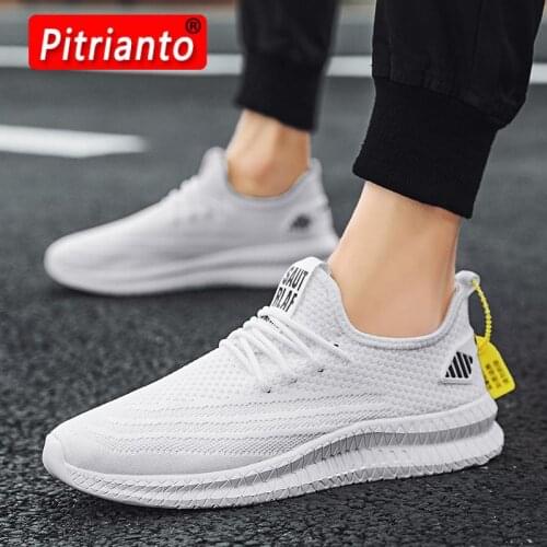 Men Casual Shoes Lace Up Men Shoes Light Walking Shoes Men Sneakers Fashion Men Outdoors Comfortable Breathable Male Trend Shoes