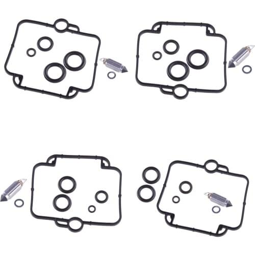 4 SETS Carburetor Repair Kit Float Needle Gasket fit for SUZUKI GSX600F GSX750F GSX600FU GSX600FU2 Katana 1990 1991 - 1996 1997