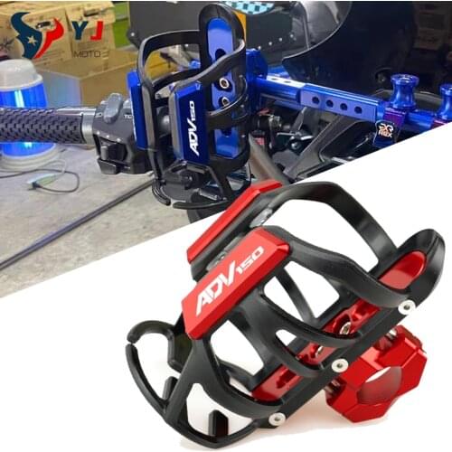 New Drink Cup For HONDA ADV150 ADV-150 ADV 150 High Quality Water Bottle Holder Motorcycle CNC Aluminum Acessories Bottle Cage